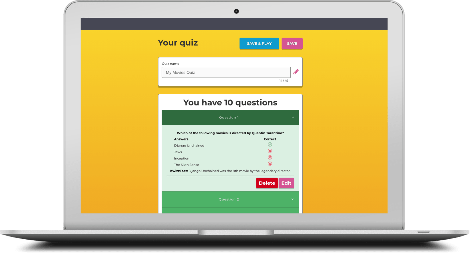 Online Quiz Maker Easily Make Your Own Quizzes Kwizzbit