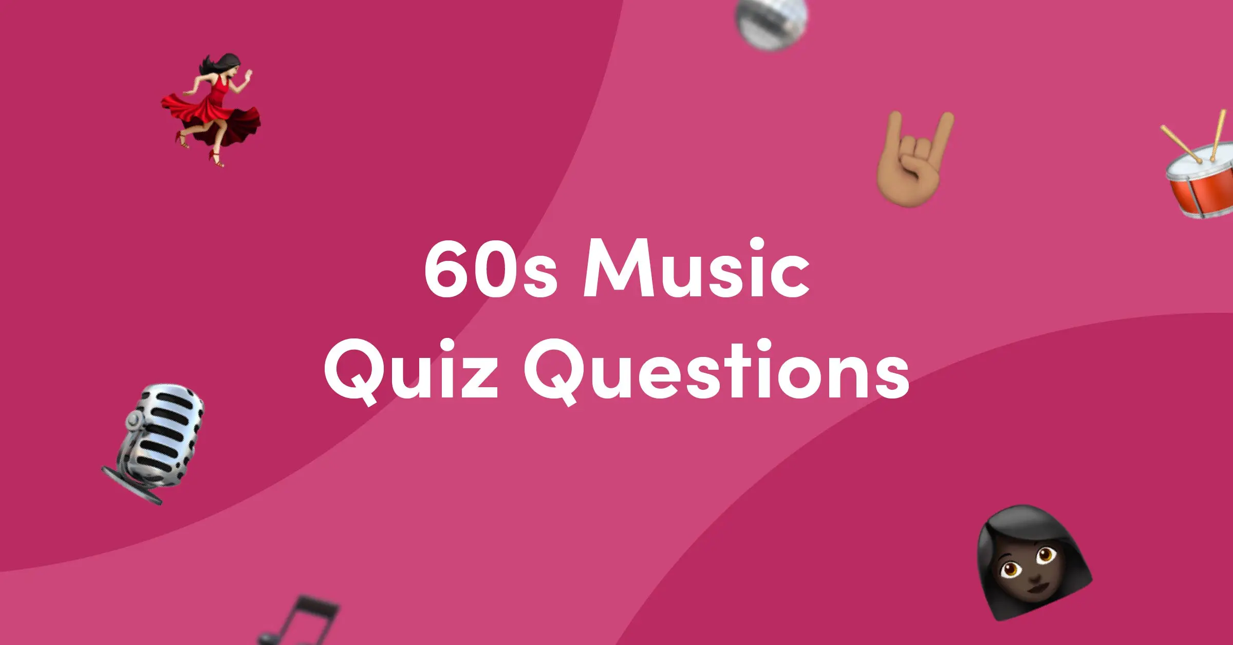 50 60s Music Quiz Questions and Answers - Kwizzbit