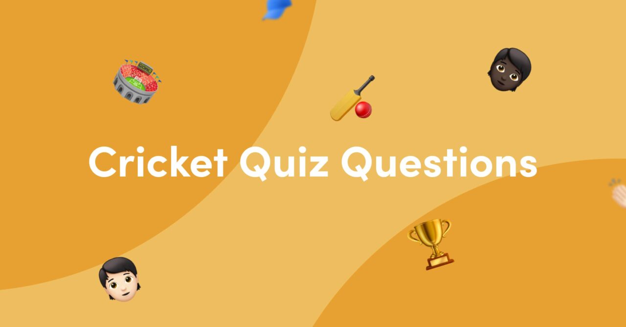 50 Cricket Quiz Questions And Answers - Kwizzbit